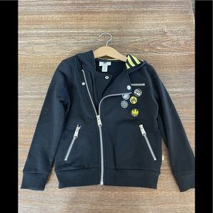 Kids Unisex Harajuku Mini Full Zip Moto Hoodie Jacket Gwen Stefani Target